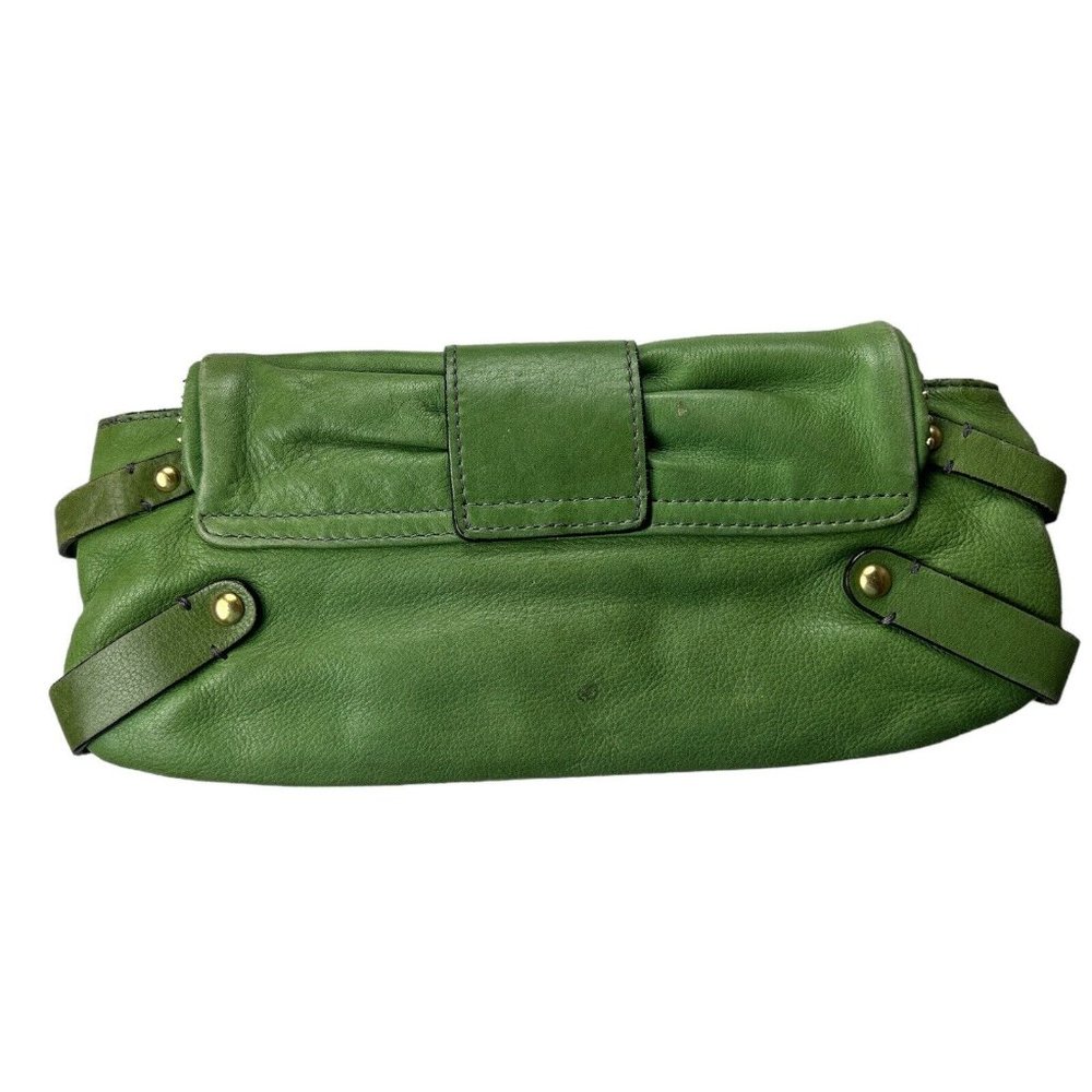 Vintage Juicy Couture Clutch Bag Green Leather - Picture 7 of 14